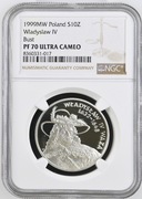 10 zł - 1999 - Władysław IV Waza (1632-1648), popiersie - NGC PF70 UC