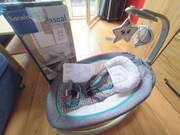 Leżaczek bujaczek z funkcją wibracji i karmienia Lionelo Pascal Scandi