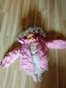 Kurteczka ocieplana futerkiem z kapturem H&M