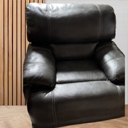 Fotel bujany rozkładany z funkcją relax typu amerykańskiego