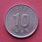 10  Won   2007  r -      Korea Południowa   