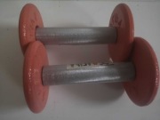 Retro hantelki kobiece ciężarki regulowane plus dodatkowe talerze