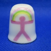 Naparstek Kolekcjonerski Porcelanowy Roquetas de Mar