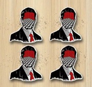 Naklejka Twin Peaks –Agent Cooper | Lynch | TV Serial | Thriller | Horror