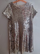 Sukienka 140 Zara cekiny boska stan idealny!!