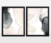  Autorska akwarela pejzaż 40x30 cm, ABSTRAKCJA