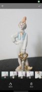 Porcelanowa figurka Buratino Pinokio unikat