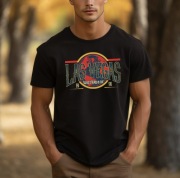 Koszulka czarna męska nadruk las vegas- INK MASTER APPAREL 