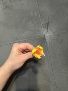 Ręcznie robione kwiaty – tulipany do palmy wielkanocnej – 10 szt.