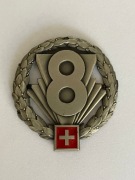 Szwajcaria odznaka na beret 8 dywizji Polowej 