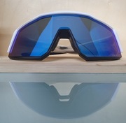 KAPVOE okulary rowerowe z polaryzacją UV400 MTB UltraLight białe, czarne