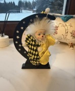 Pajac pajacyk na księżycu klaun