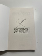 „Ostatnie życzenie” AUTOGRAF SAPKOWSKIEGO