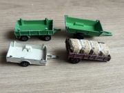 Majorette przyczepy Tir ciężrówki 4 sztuki modele samochodów