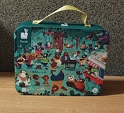 Puzzle w walizce Rodzina misiów 5+ Janod