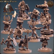 Zestaw figurek Dungeon & Dragons krasnoludy 2