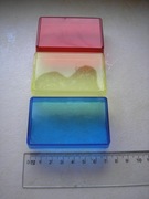 3 filtry barwne - czerwony żółty niebieski