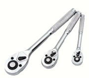 ZESTAW 3 GRZECHOTEK 1/4 3/8 1/2 CrV  Profesjonalne Klucze Nasadowe