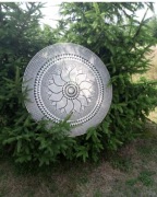 Mandala na obręczy średnica 1 metr 