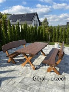 Meble ogrodowe drewniane góralskie