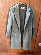 Stradivarius płaszcz mietowy kurtka zielona s modny okazja jesień