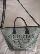 Torba schoper czarno-srebro 