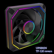 Wentylator UPSIREN TF-120 120mm PWM / aRGB revers czarny