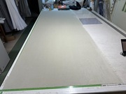 Pasek materiał ścinek welur tkanina jasny beż