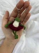 breloczek żabka w spódniczce