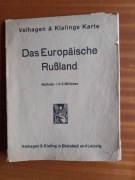 Mapa europejskiej części Rosji (wyd. Niemcy, 1942)