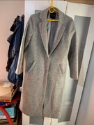 New Look szary płaszcz 38 M długi maxi