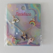 Zestaw naszyjnik i zawieszki dla dziewczynki