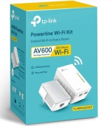 600 Mbps WiFi 300Mbps AV600 WiFi Powerline Extender (Twin Pack)