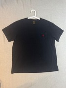 Polo Ralph Lauren czarna koszulka z kieszonką – 100% bawełna – rozmiar L