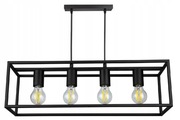 Lampa sufitowa 4-ro punktowa.  Loft, metal