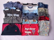 SUPER ZESTAW UBRAŃ DLA CHŁOPCA  16 SZTUK  9-10 LAT 140