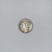 One dime 1942 USA