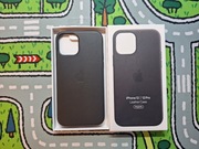 Iphone 12 | 12 pro Leather Case Black | Skórzane etui czarne
