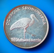 100 zł 1982 r. Bocian - Ochrona środowiska 