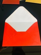 Koperty c6 kolor czerwony