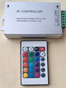 Sterownik LED RGB 12-24V DC 144W na Podczerwień IR