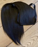 Kucyk upiększający naturalna czerń włosy doczepiane