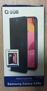 NOWE etui z klapką SBS do Samsung A20s czarne