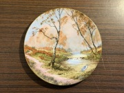 ROYAL DOULTON Śliczny Talerz ozdobny porcelanowy seria ptaki czapla