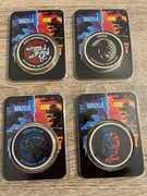 Niue: Godzilla Kong kolorowany srebrna moneta 1 uncja 1 oz  2021