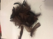 Piórka dekoracyjne brązowe 45g