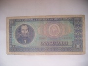 BANKNOT RUMUNIA 100 Lei 1966 r.