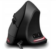 ERGONOMICZNA MYSZ PIONOWA WERTYKALNA USB LED