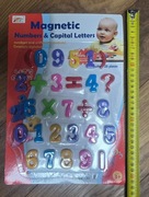 Cyferki na lodówkę magnes, Cyfry do nauki magnetyczne, ALFABET BRAILLE mini