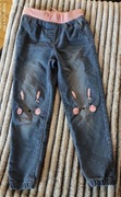 Jeansy dziewczęce 122